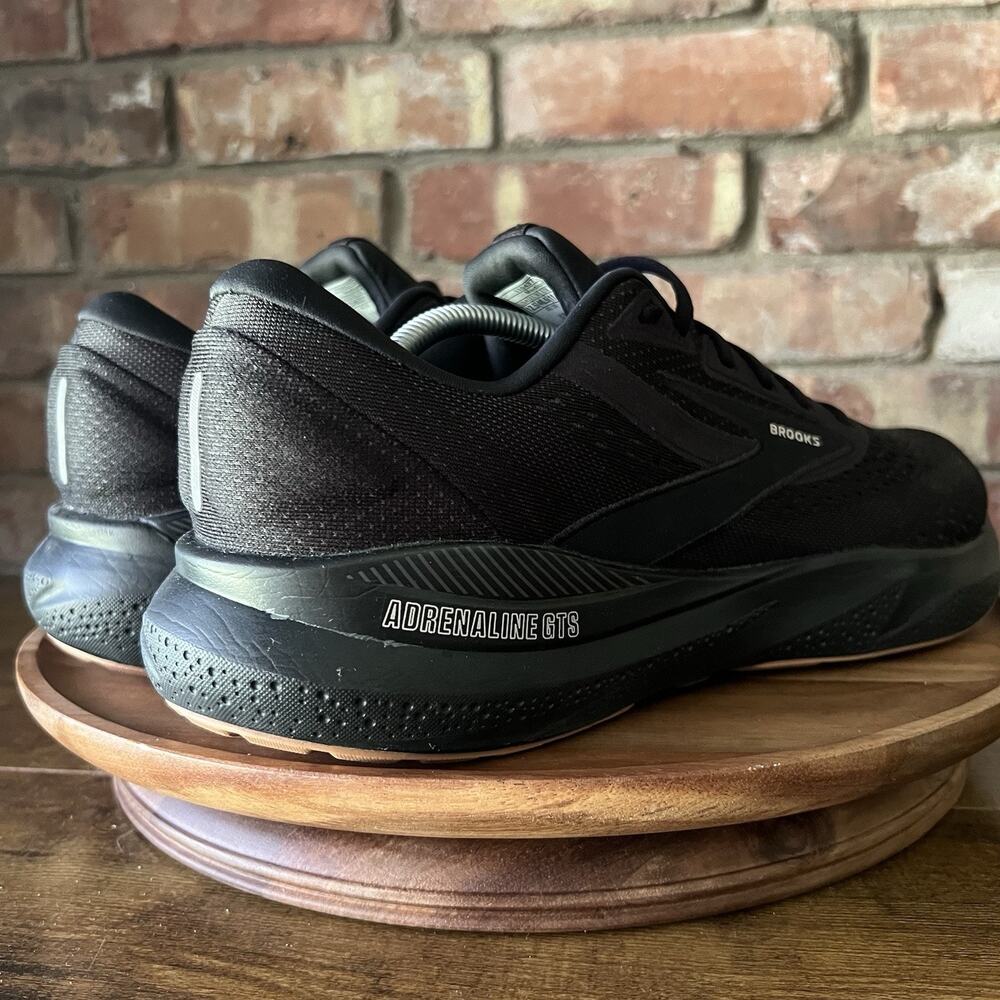 Brooks Adrenaline GTS 24 Supportive Black Mens 12.5 Nitro Cushion Running Shoes - Picture 10 of 16